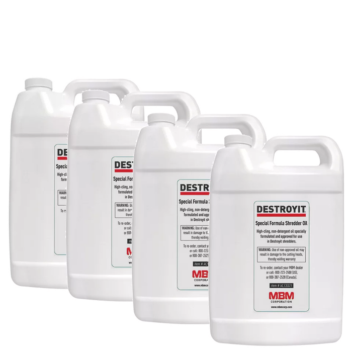 MBM Shredder 4 GALLONS OIL