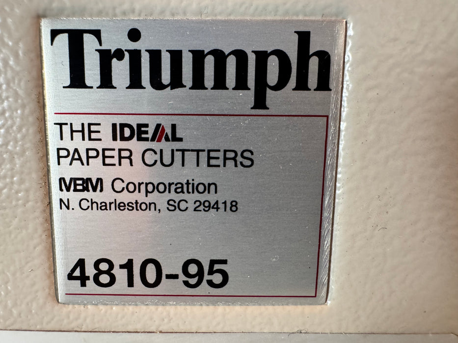 Triumph 4810-95 Paper Cutter