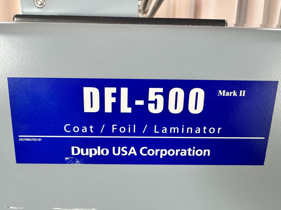 Duplo DFL-500 Coat/Foil/Laminator