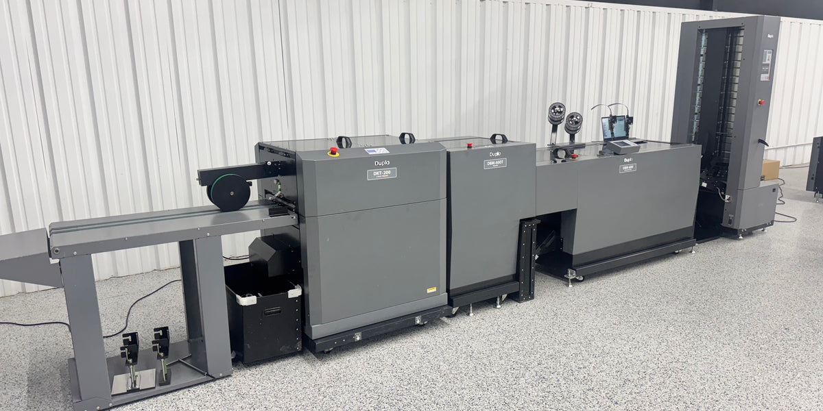 Duplo 600i Booklet System with Intelligent Feed Collator and 2