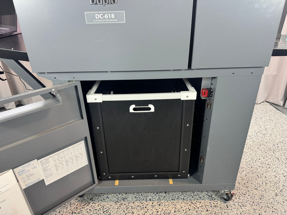 Duplo DC-618 Slitter/Cutter/Creaser (Near-New 2020)