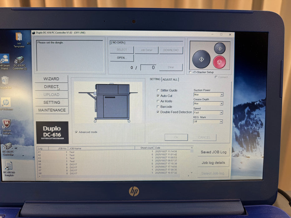 Duplo DC-616 PRO Slitter/Cutter/Creaser (2016)