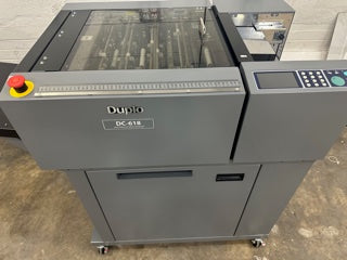 Duplo DC-618 Slitter/Cutter/Creaser LIKE NEW!  Rotary tool and cross perf modules included!