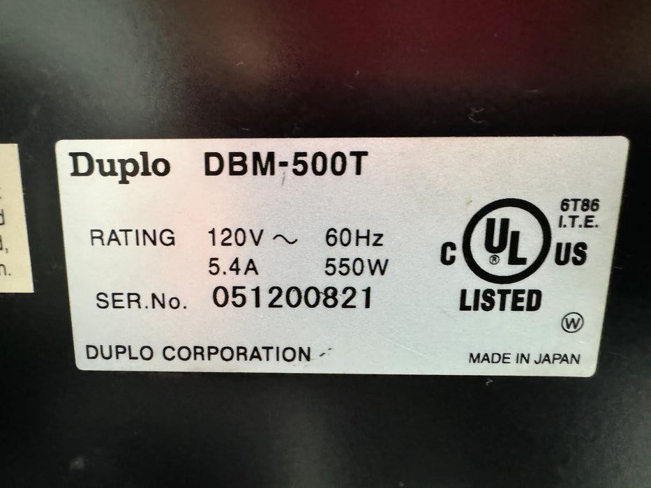 1 Tower Duplo System 5000 Booklet Maker